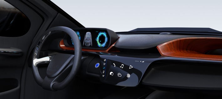 自動車の高級感を「ピアノブラック」で演出。 反射防止フィルムの新技術