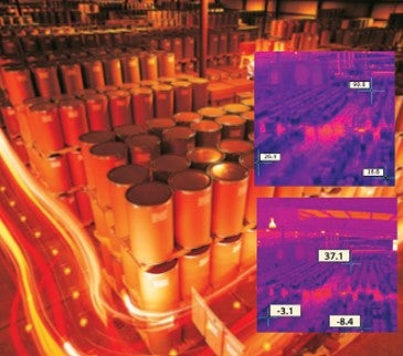 Fire monitoring in warehouses