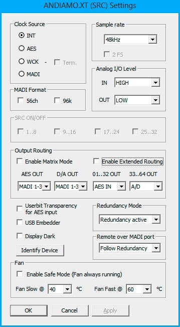 ANDIAMO Remote