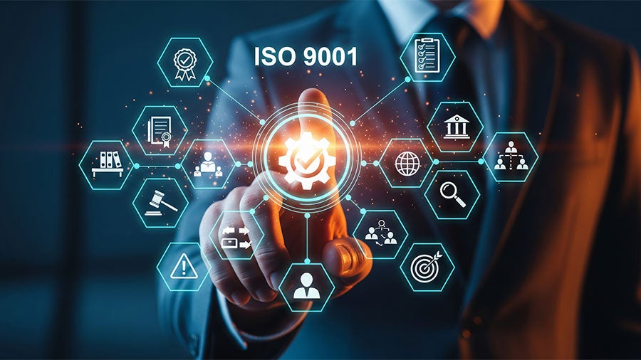 ISO9001認証による品質管理体制