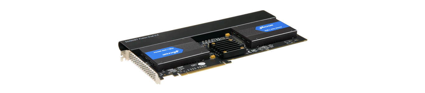Sonnet Technologies Fusion Dual U.2 SSD PCIe Card