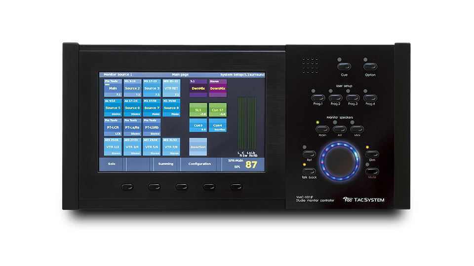 TACSYSTEM  VMC-102 IP - Studio Monitor Controller -