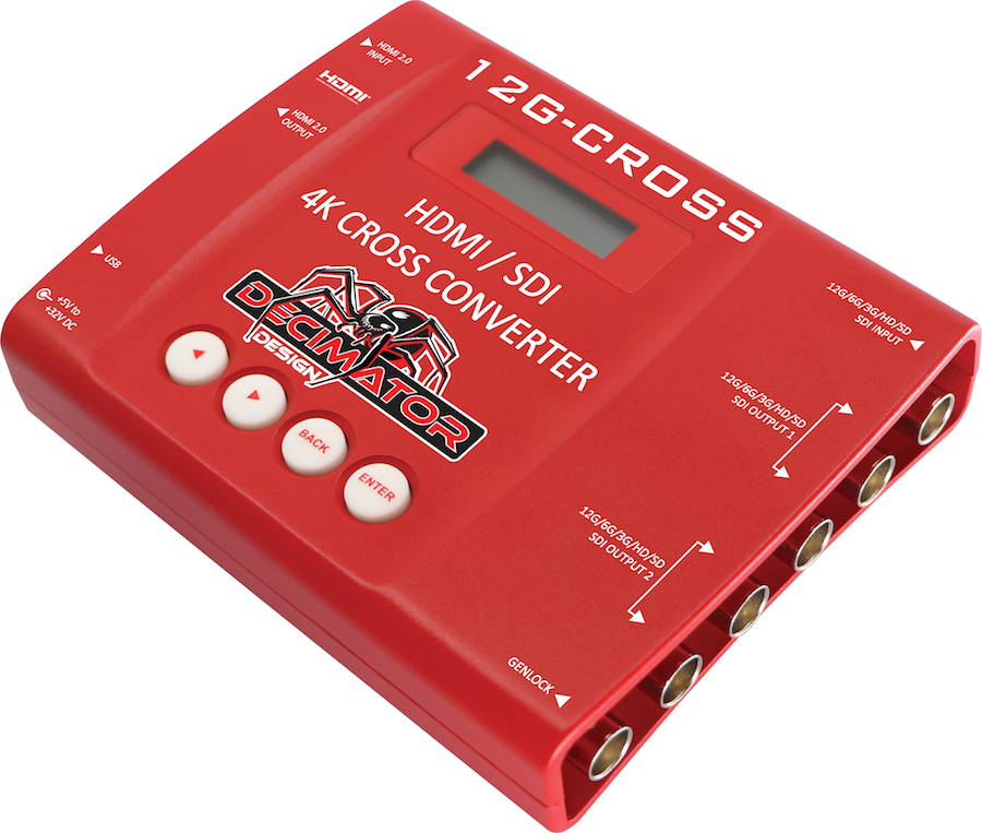 Decimator Design  12G-CROSS