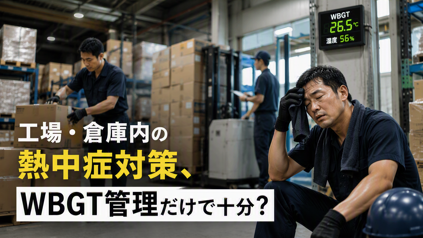 工場・倉庫内の熱中症対策、WBGT管理だけで十分？